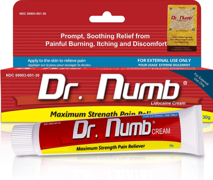 Medical or Over-the-Counter Numbing Creams