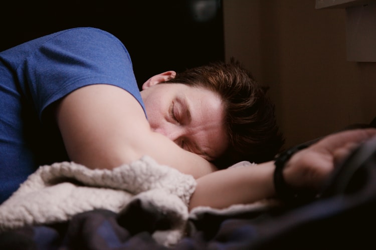 woman sleeping
