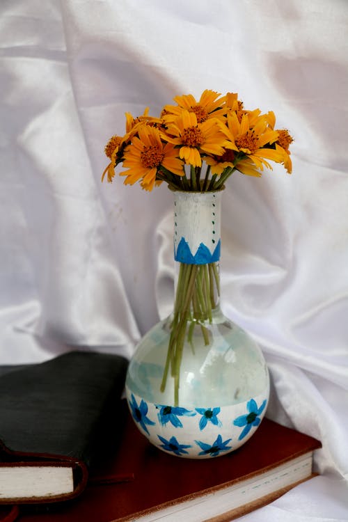 Yellow Flowers in a Vase