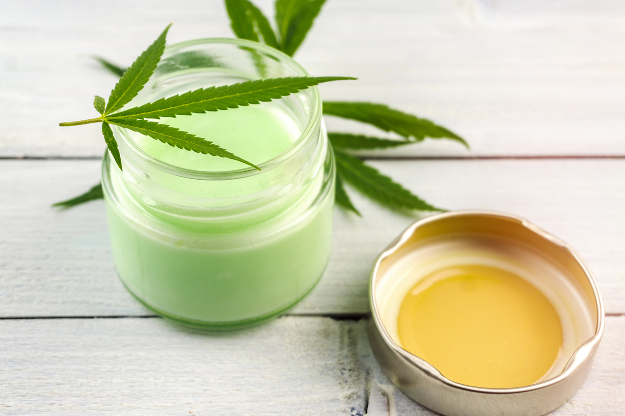 a CBD topical balm