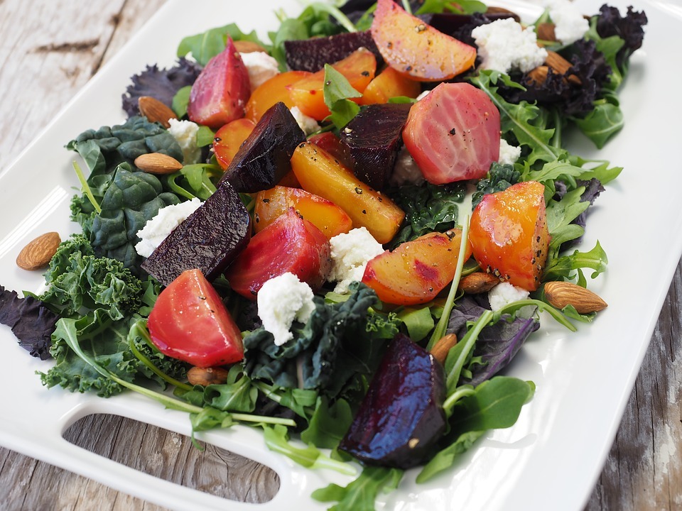 A beet vegetable salad