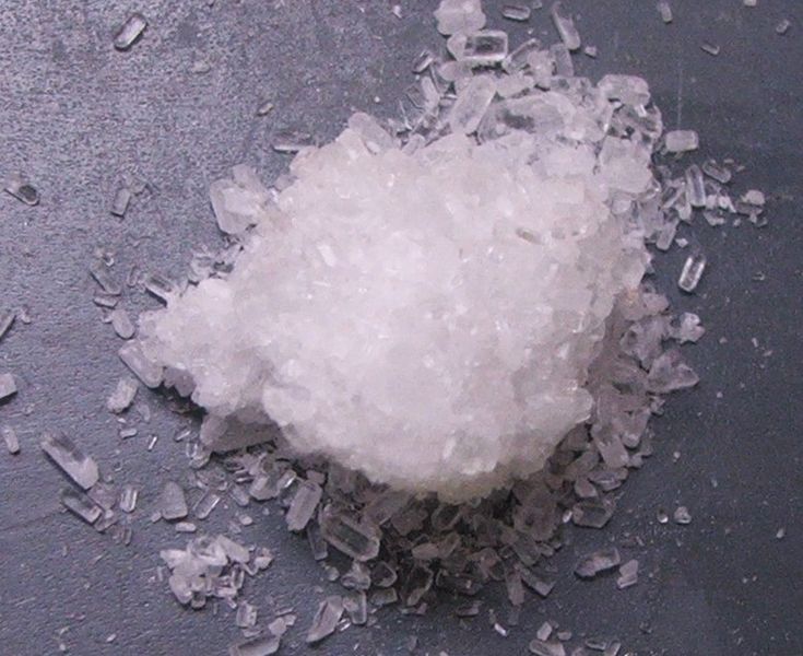 Epsom salt in a table