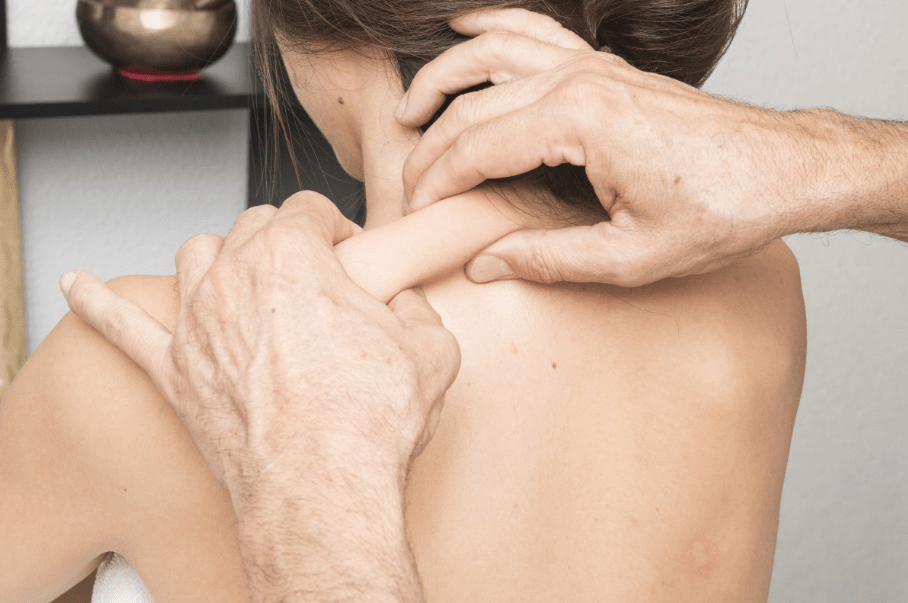 A shoulder massage