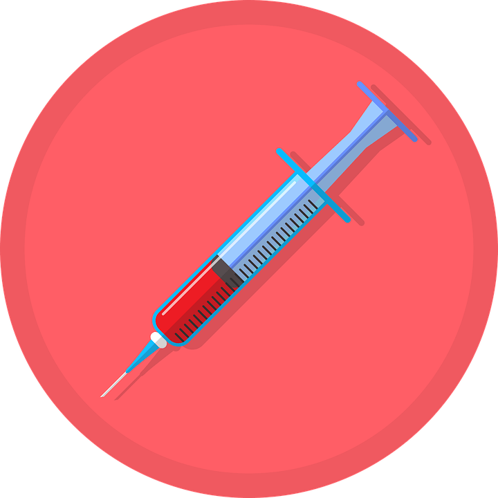 Lidocaine is used as an anesthetic before drawing out blood from the body. 